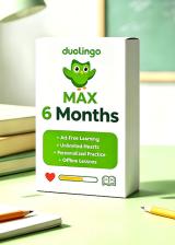 Official Super Duolingo MAX 6 Months Subscription