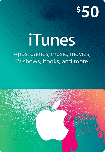 Official Apple iTunes Gift 50 USD Apple iTunes Gift 50 USD