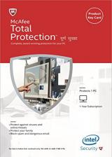 Official McAfee Total Protection 1 PC 1 YEAR Global