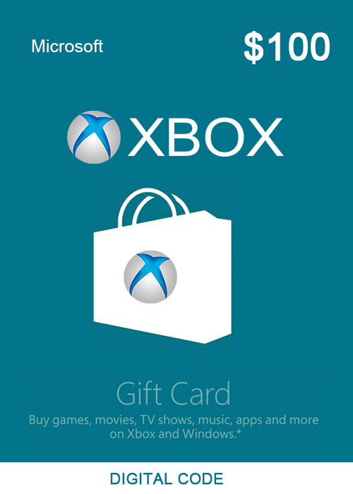 Official XBOX Live Gift Card 100 USD Key XBOX Live Gift Card 100 USD Key