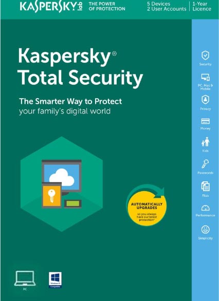 Kaspersky Total Security 2019 1 PC 1 Year Key North America