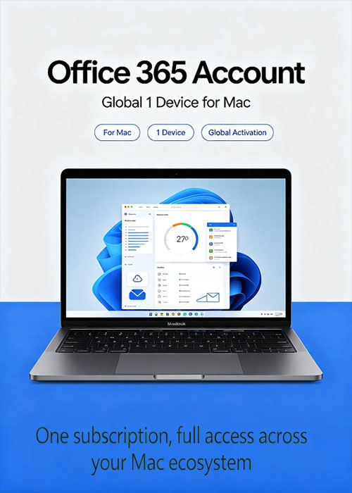 vipkeysale, MS Office365 Account Globle 1 Device For MAC