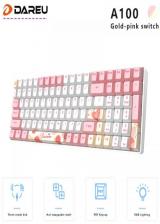 vipkeysale.com, Dareu A100 Tri-mode Connection 100% Hotswap RGB LED Backlit PBT keycaps Mechanical Gaming Keyboard With TTC Gold-pink Switch Official Dareu A100 Tri-mode Connection 100% Hotswap RGB LED Backlit PBT keycaps Mechanical Gaming Keyboard With TTC Gold-pink Switch