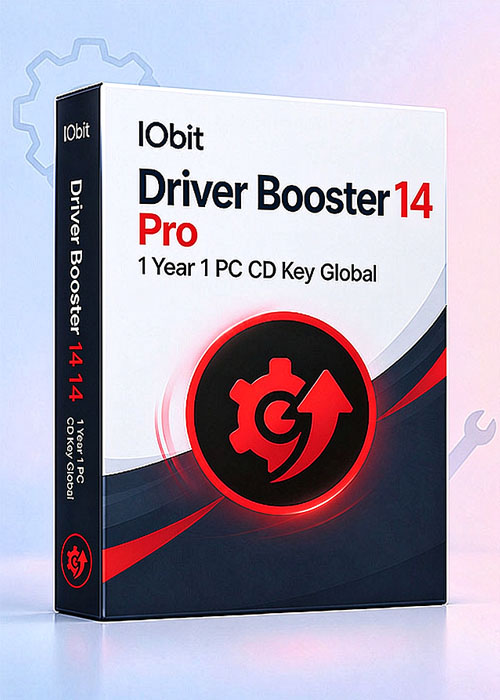 Official IObit Driver Booster 14 Pro 1 Year 1 PC CD Key Global