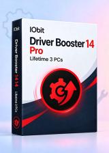 Official IObit Driver Booster 14 Pro Lifetime 3 PCs CD Key Global