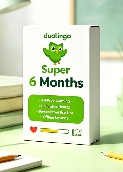 vipkeysale, Super Duolingo 6 Months Subscription