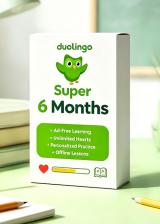 Official Super Duolingo 6 Months Subscription